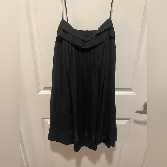Abercrombie and Fitch Black Mini Shift Dress Size Large - Picture 3 of 5